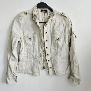 Jordache Beige Utility Jacket Junior 11/13